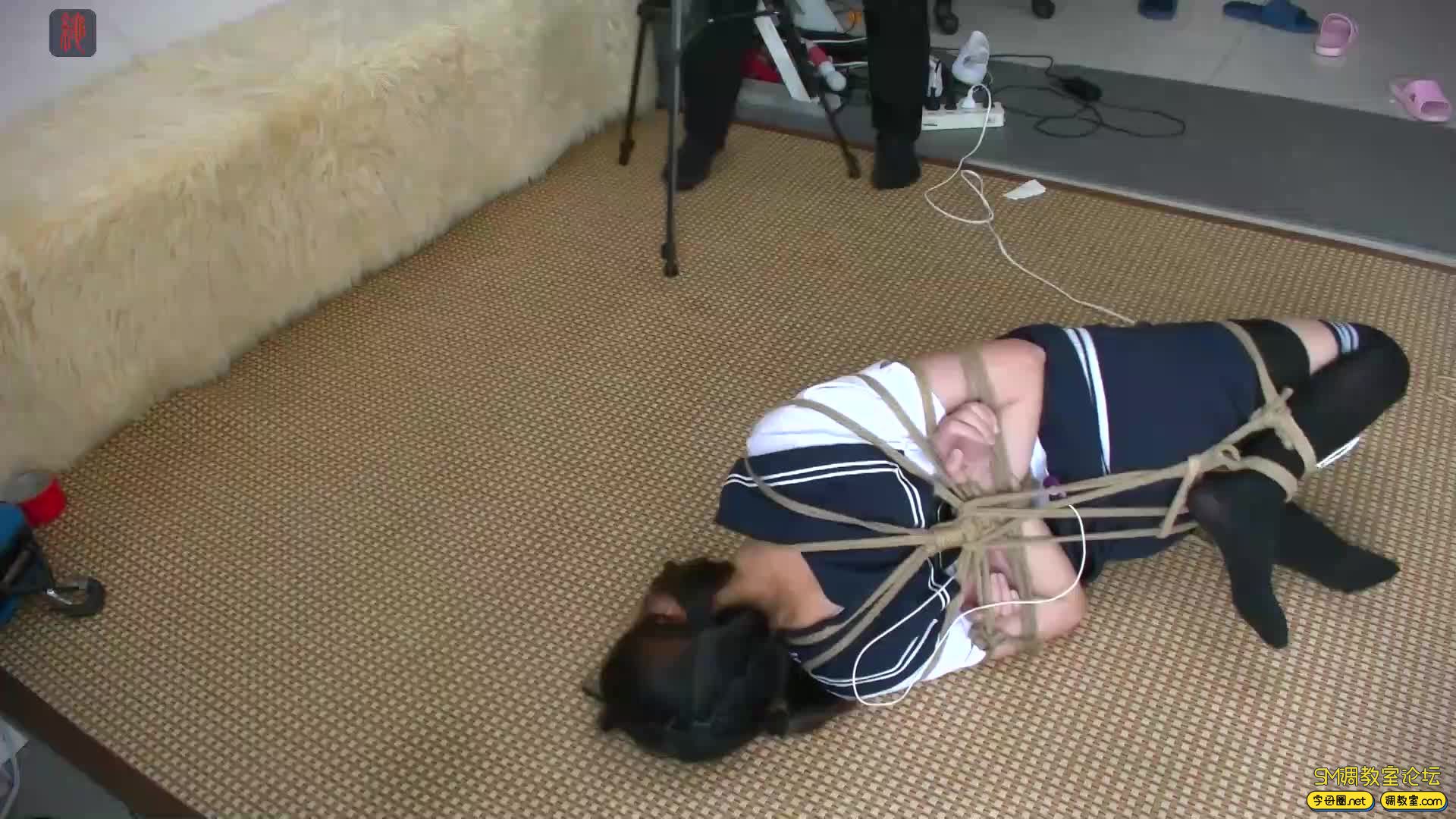 绳之韵 JK小学妹瑾瑜的假期系列绳地狱（下集）-视频截图2
